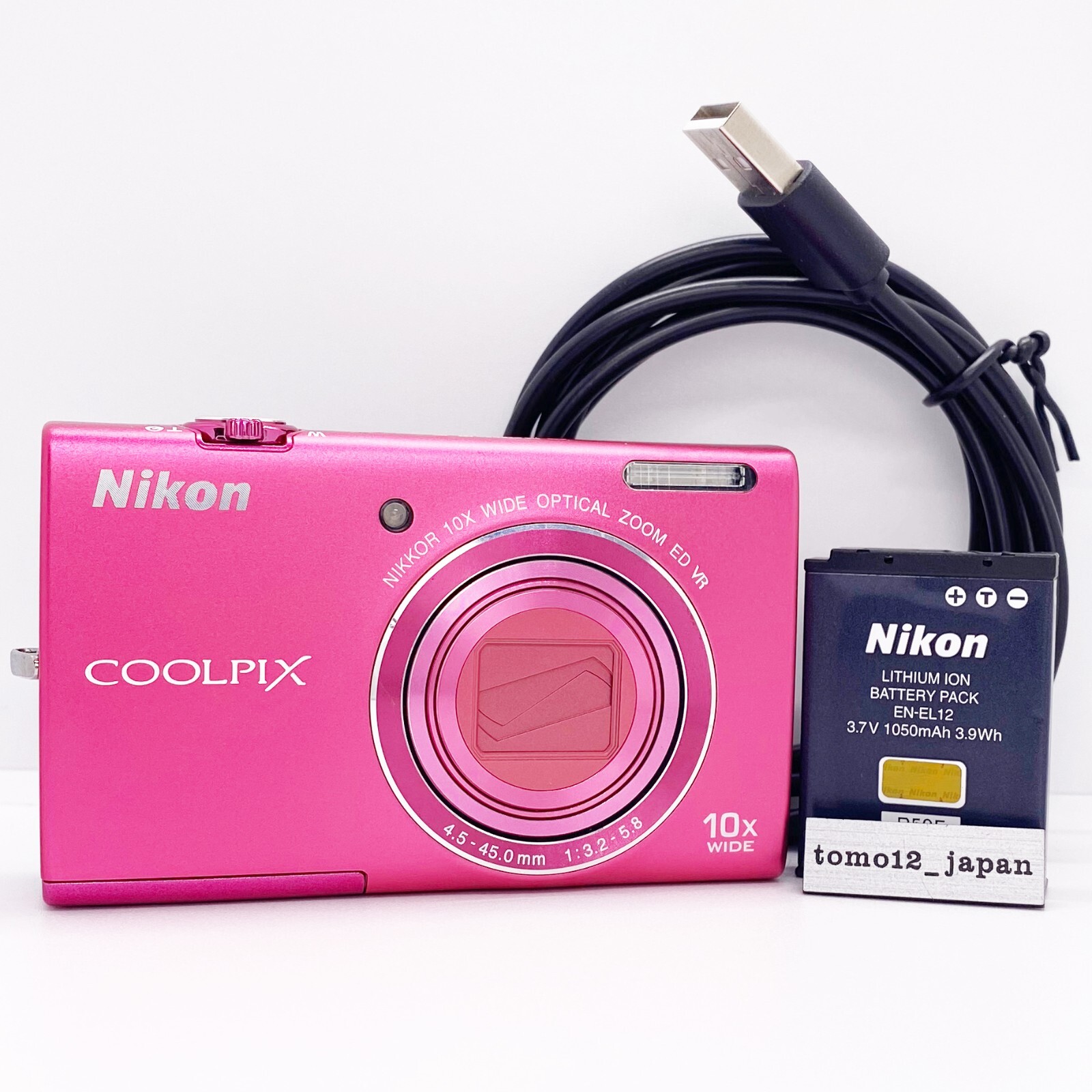 動作品・備品箱付き】Nikon coolpix S6200 PINK コンデジ デジカメ