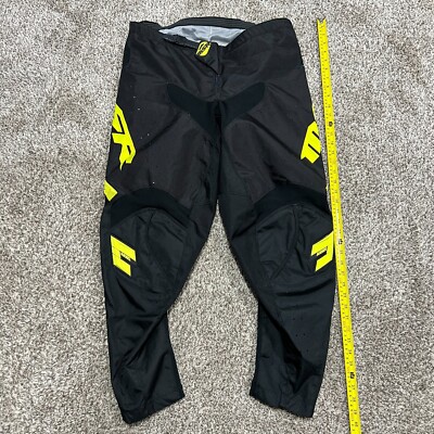 MSR Axxis Rider Adult Men s Size 36 Black & Yellow Motorcross / ATV Pants