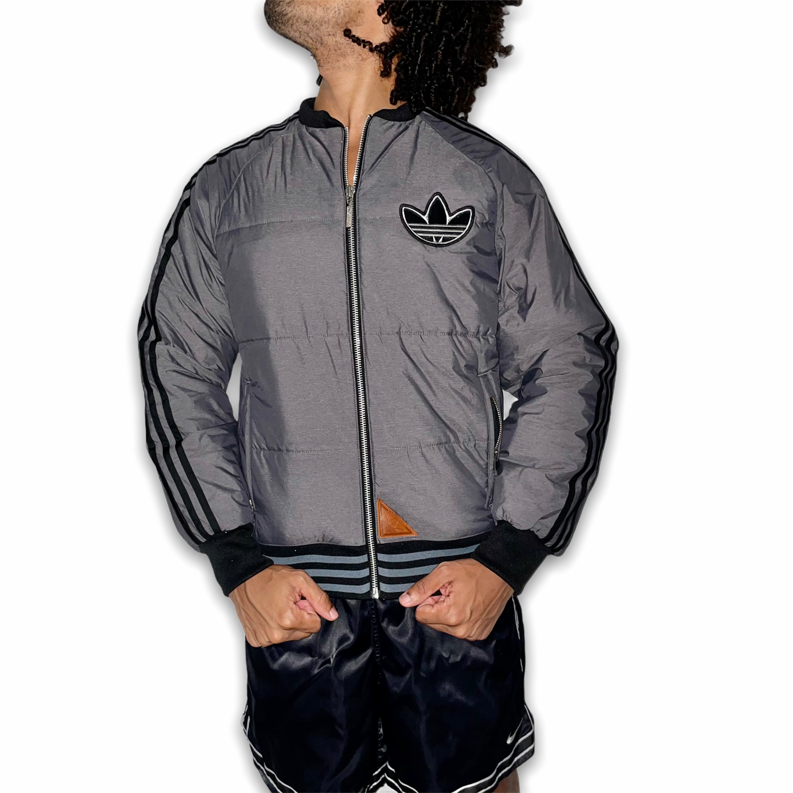Rare Adidas Originals Puffer Serrated Jacket Coat Skateboard