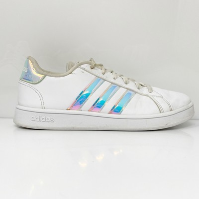 

Adidas Boys Grand Court FW1274 Белая повседневная обувь Кроссовки Размер 4, Белый, Grand Court