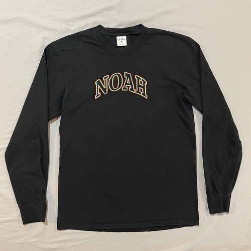 Noah NYC Long Sleeve Shirt Mens Medium Spellout Embroidered