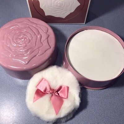 Parfum Tea Rose Perfumed Body Powder 5 Oz w/ Puff Perfumer's Workshop NIB Unused