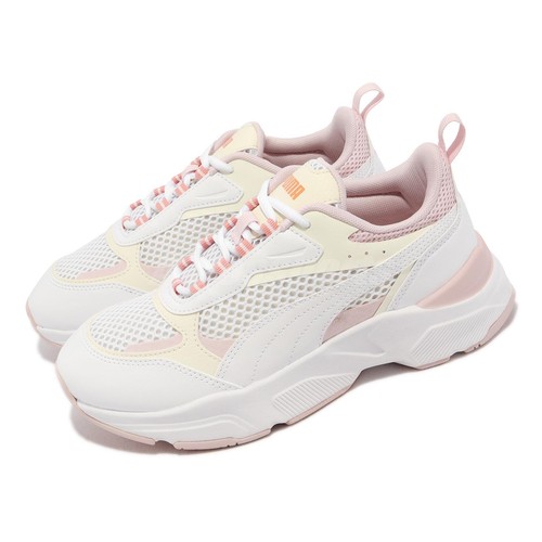 

Puma Cassia Summer White Ivory Pink Женская повседневная обувь Lifestyle 384648-01, Белый, Cassia Summer