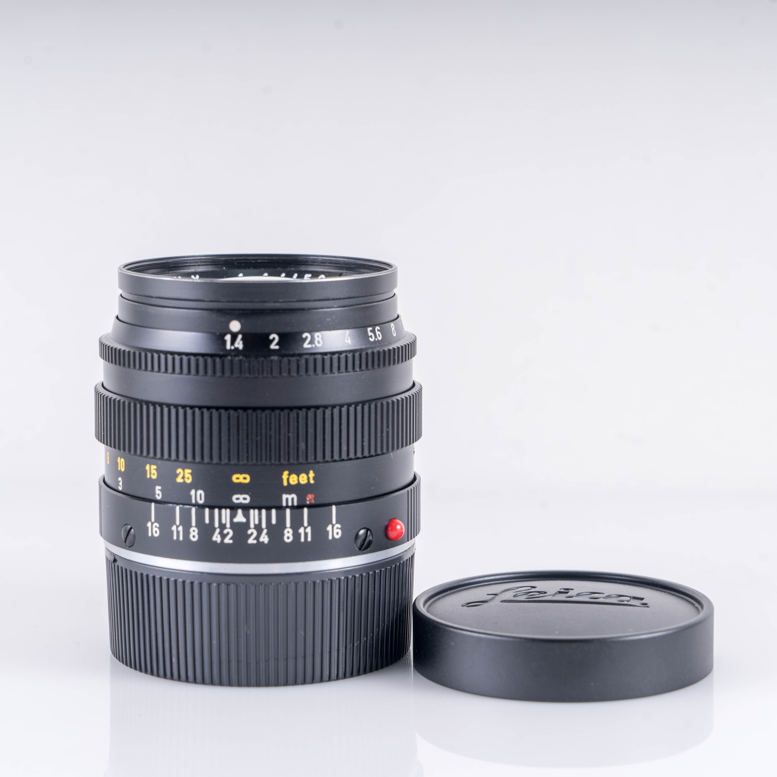 ライカ ズミルックスM 50mm F1.4 E43 ブラック Leica Summilux M 50mm/F1.4 E43 Ver.II V2 Black Lens Yr.1968