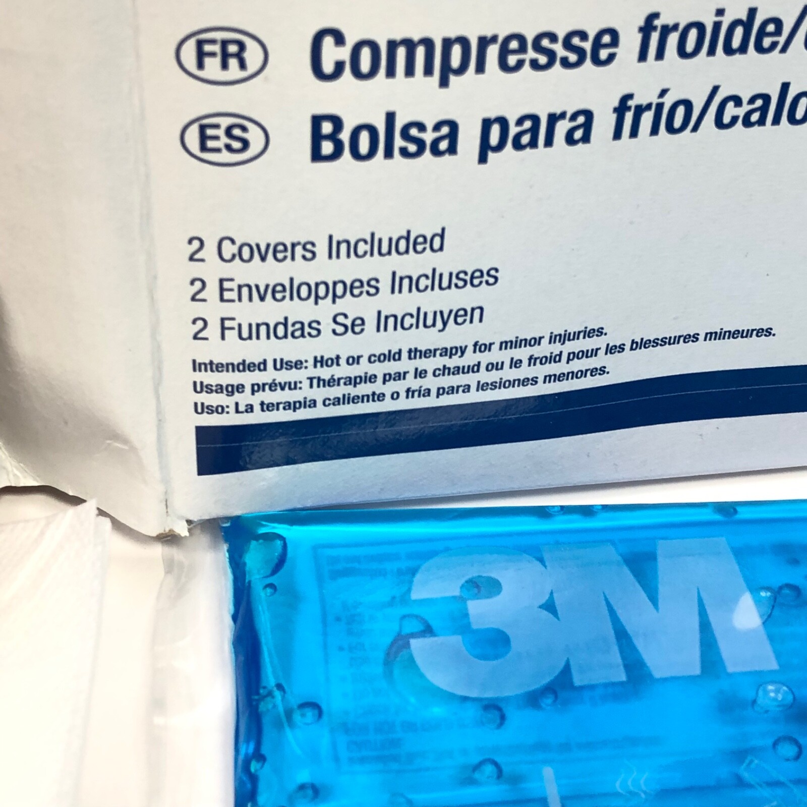 2 Pack of Multi-Use Hot/Cold Packs 4"x10" + 2 Covers Included New