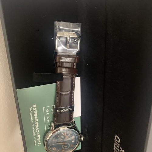 Pre-owned Orient Bambino Automatic Mechanical Rn-ak0703e Green Men's Watch In Box Jp