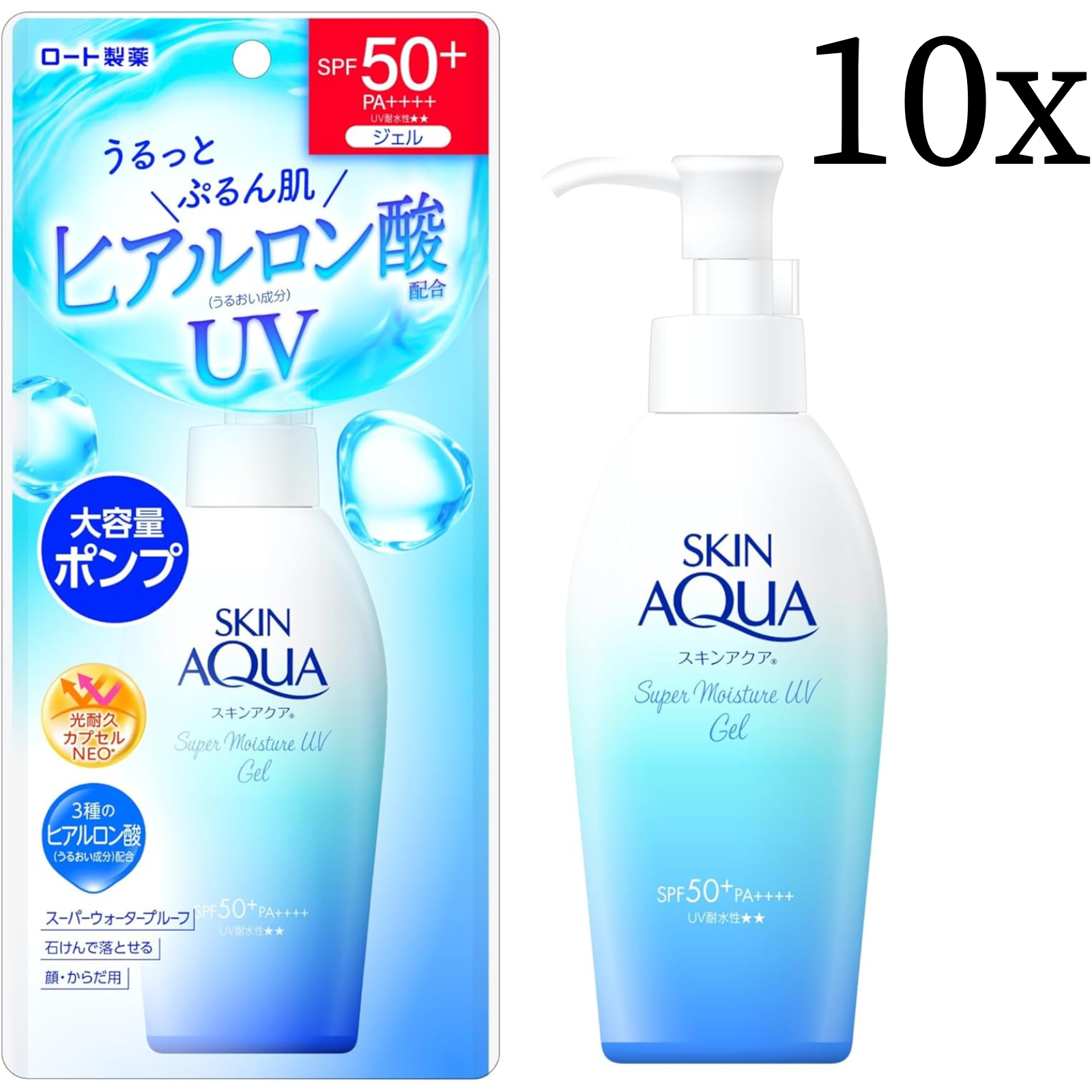 Skin Aqua Super Moisture Gel UV Sunscreen 140g SPF50+ PA++++