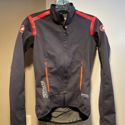 Castelli Womens Goretex Infinium Jacket Black Gore tex Xs Fall Winter Foul