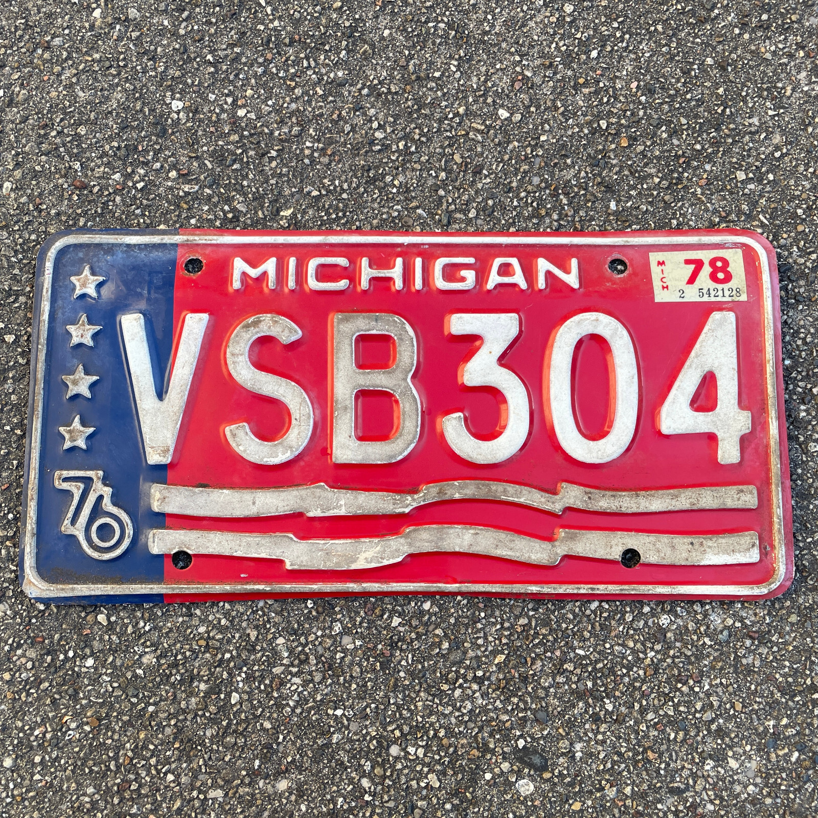 ∗∗∗∗∗miページ Vintage 1976 State of Michigan Bicentennial License Plate | eBay
