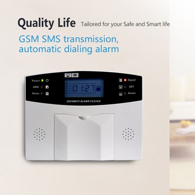 8 Pieces WiFi GSM SMS Home Security Alarm System With Doors/Windows Sensor I8B9