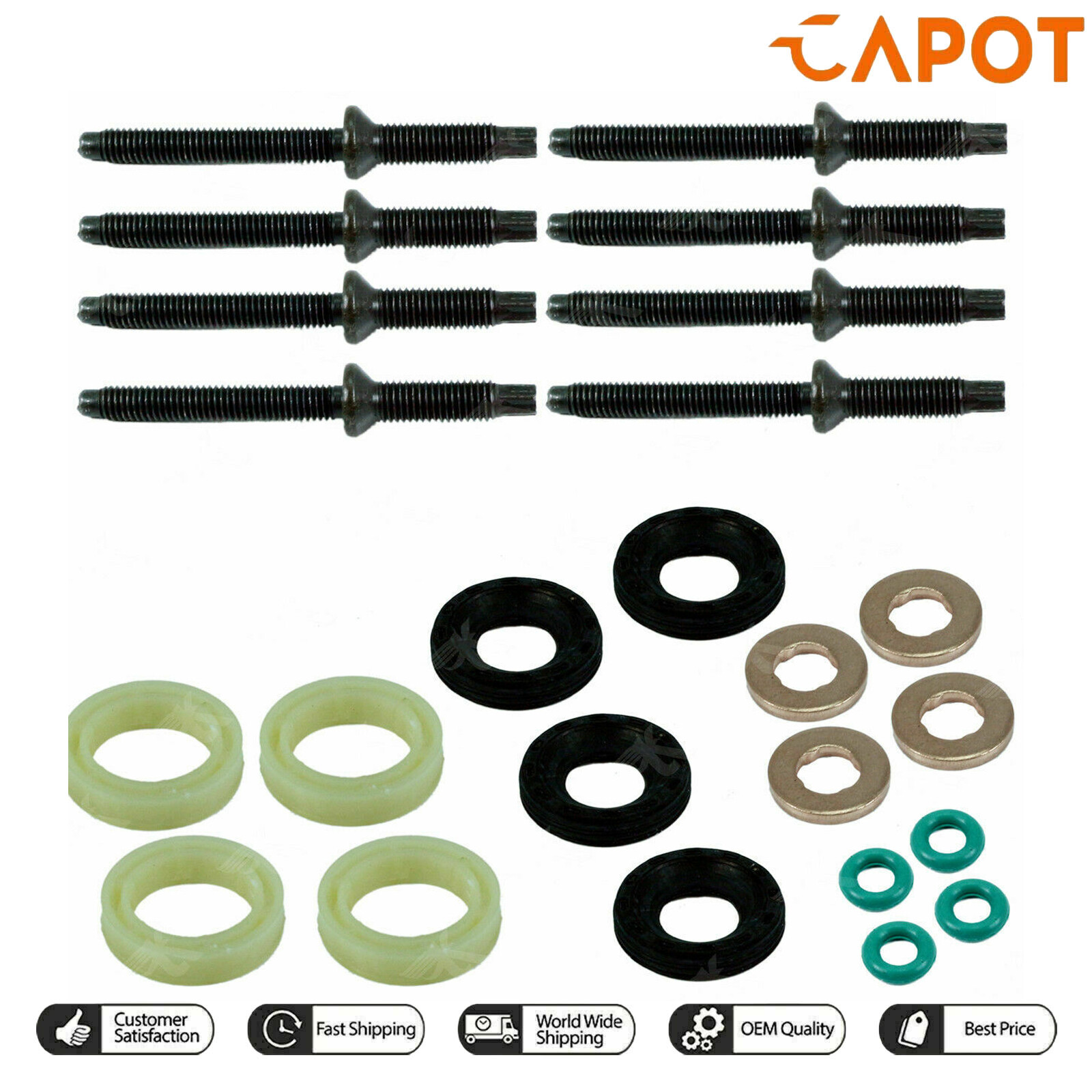 Joint d’étanchéité injecteur de carburant Kit joint torique pour VOLVO S80 1.6 D