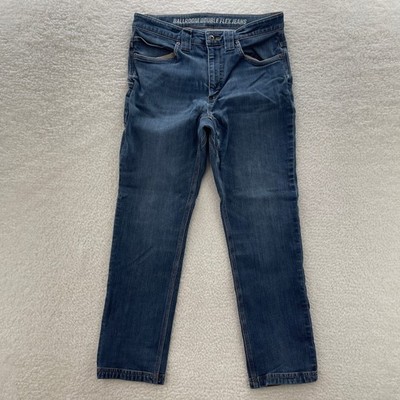Duluth Trading Co Jeans Men 34x32 Blue Ballroom Double Flex Standard Fit Work