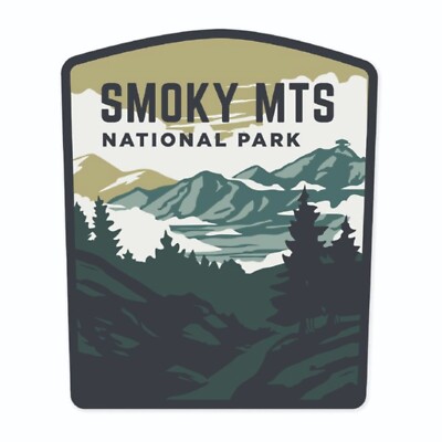 Great Smokey Mountain National Park Sticker N. Carolina Tennessee  National Park