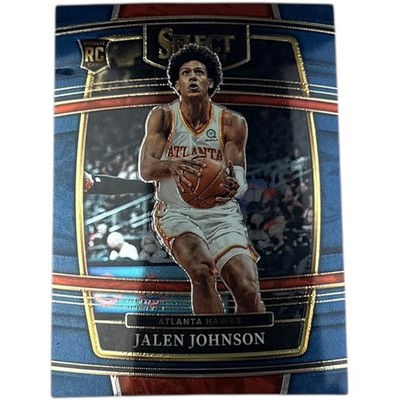 2021 2022 Panini Select Concourse Jalen Johnson Rookie Atlanta Hawks Basketball