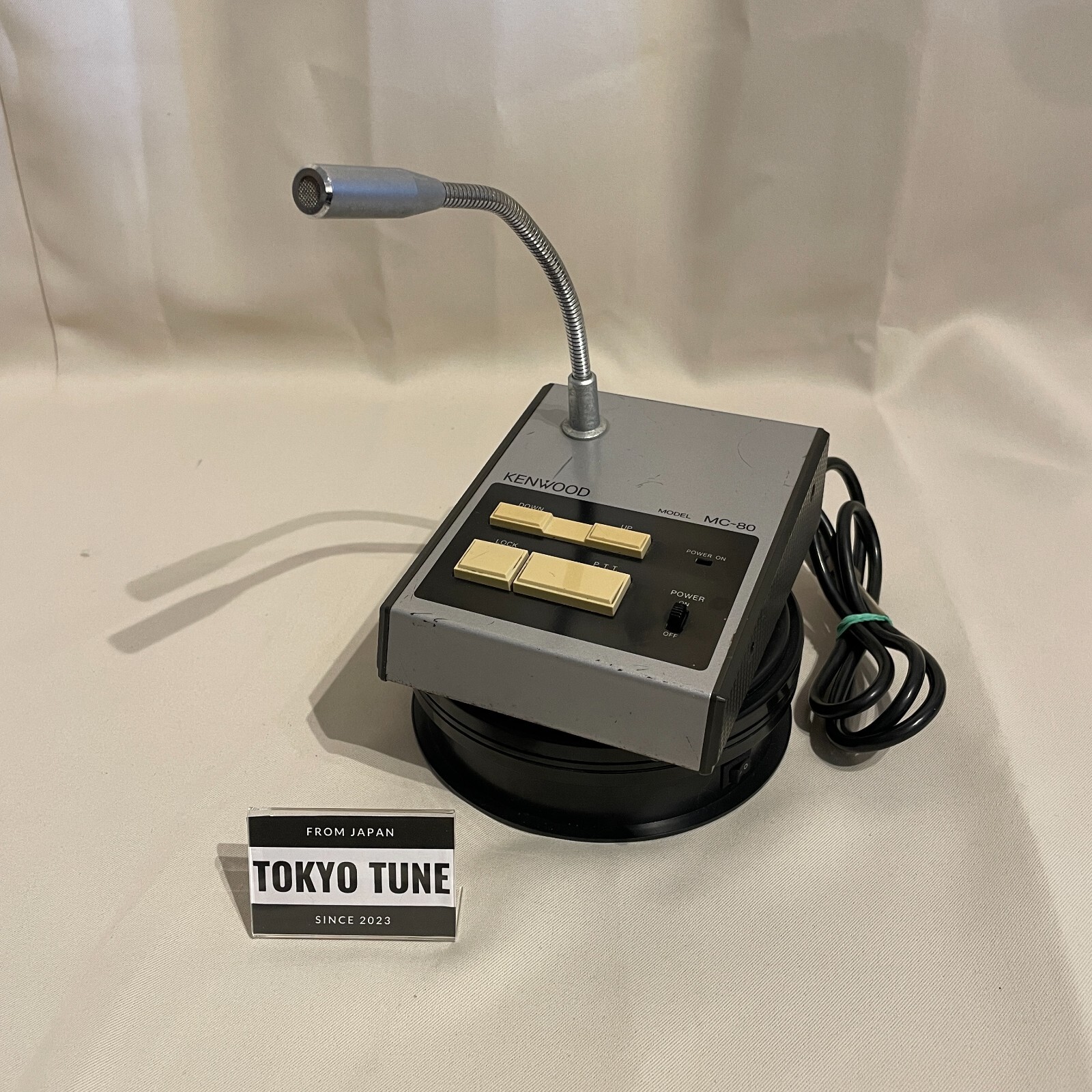 KENWOOD MC-80 8-pin Stand Desk-top Microphone Amateur KENWOOD MC-80 8-pin Stand Desk-top Microphone Amateur