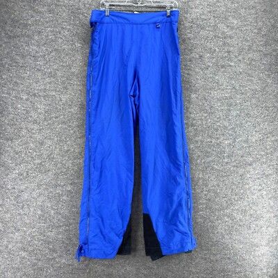 The North Face Windy Pass Activewear Snow Pants Women M Medium Blue Zipper