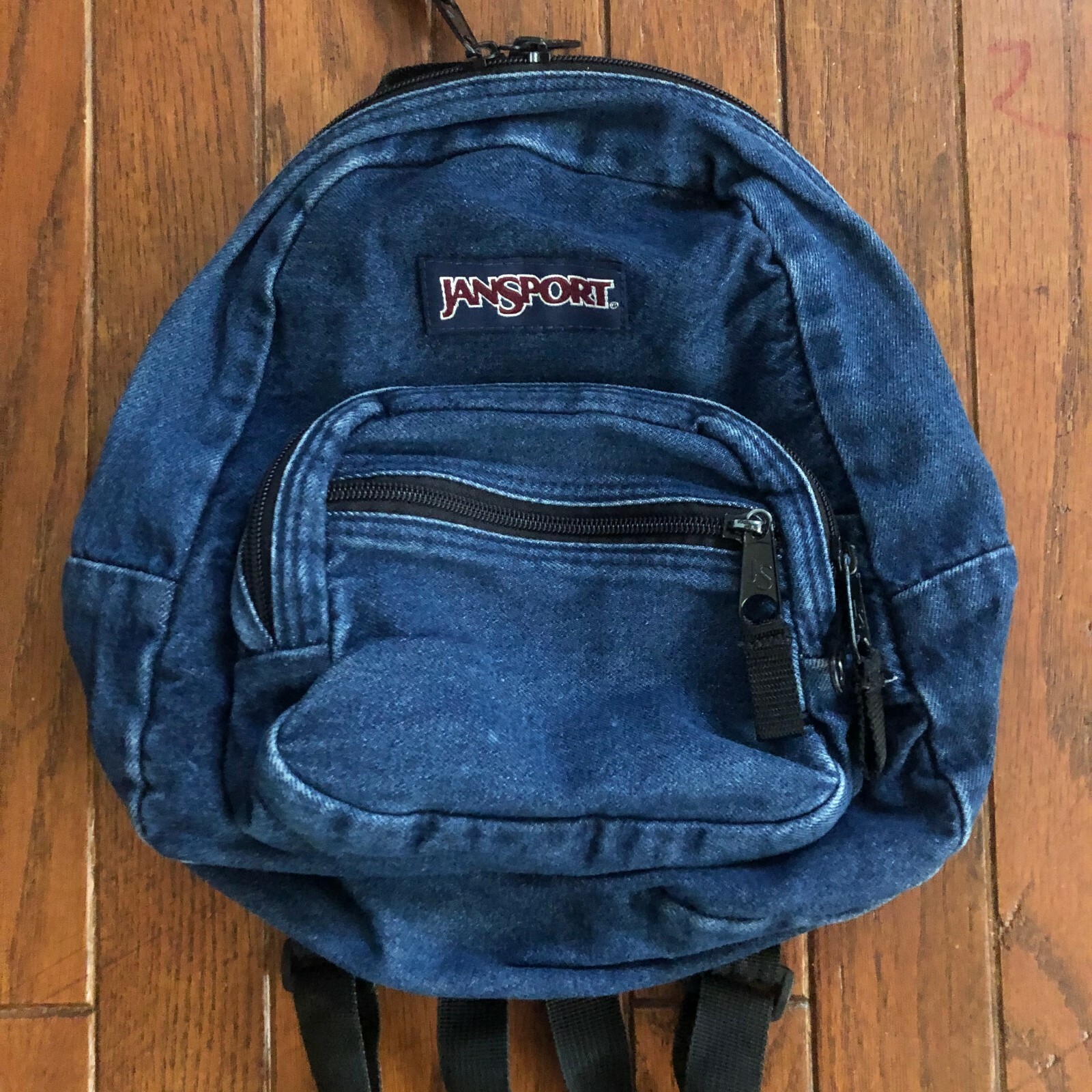 mini jean backpack