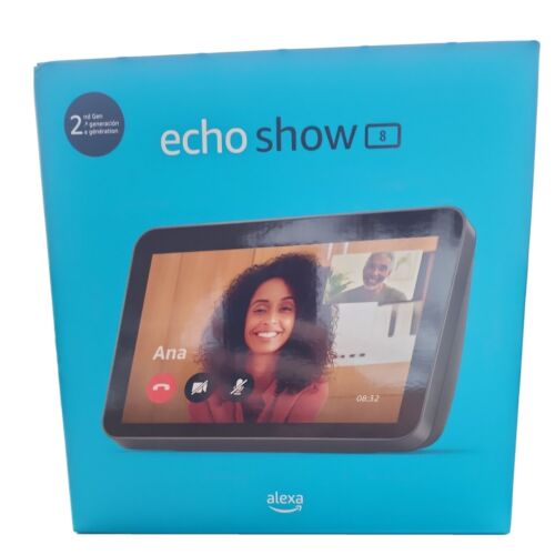 Amazon -Echo Show 8 (2nd Gen) Smart Display w/ Alexa, Charcoal NEW SEALED | eBay Amazon -Echo Show 8 (2nd Gen) Smart Display w/ Alexa, Charcoal NEW SEALED | eBay