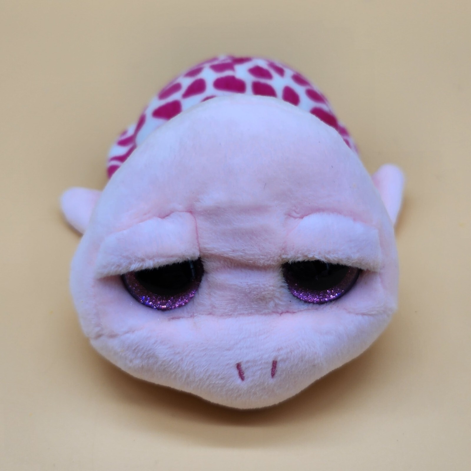 Ty Beanie Babies Boo's Collection Shellby Pink Turtle Sleepy Eyes Stuffed Animal