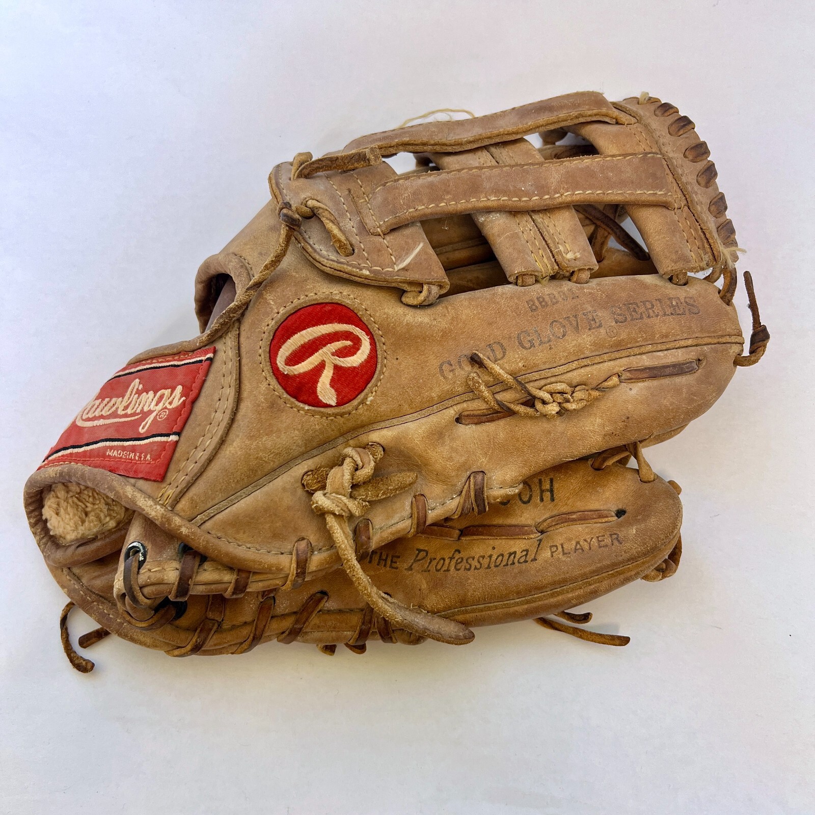 Vintage 1991 Rawlings Baseball Glove Pro 1000H Heart of the Vintage 1991 Rawlings Baseball Glove Pro 1000H Heart of the