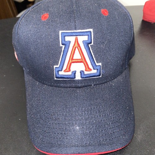 Baseball Cap Blue Red Logo College