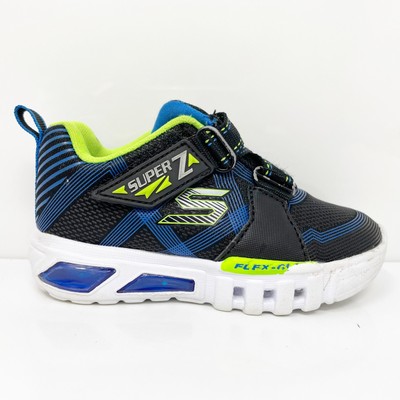 

Skechers Girls Flex Glow Parrox 90543N Черные кроссовки для бега Размер 7, Черный, Flex Glow Parrox