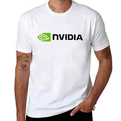 Mens New  Clothing Summer  Cotton NVIDIA HD T-Shirt shirts graphic tees blacks o