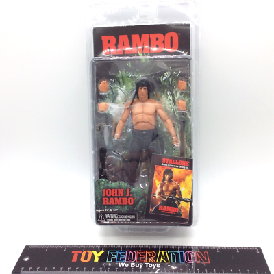 Neca RAMBO First Blood Part II Sealed Figure With Loose Hand