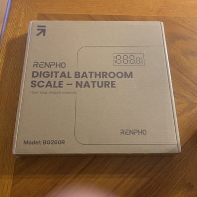 Renpho Digital Bathroom Scale-Nature/ Brand New In The Box/ Sealed!