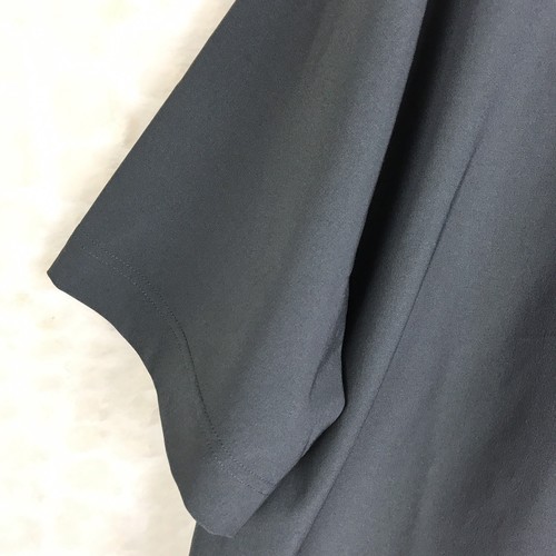 YeahBaby Men Sz M Gray Stefano Spa Uniform Top Shirt Scotchgard New *Read