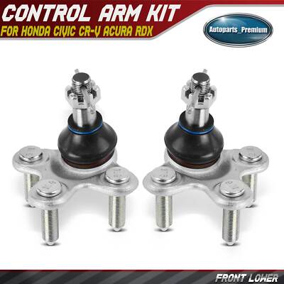 2xFront Lower Ball Joint for Acura RDX Honda Accord 2018-2024 Civic CR-V Insight
