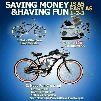 petrol push bike kit