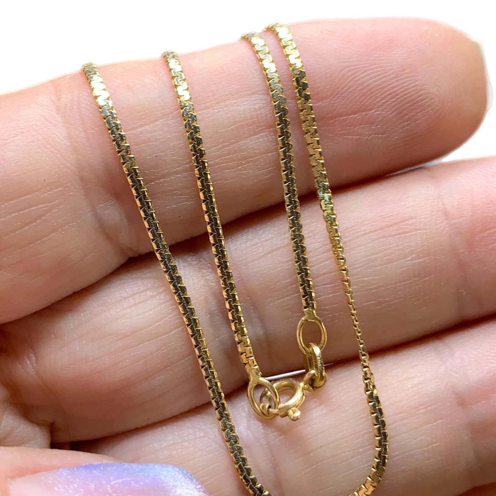 ★VINTAGE HOLLYWOOD★ Diagonal Snake Chain Necklace ☆VINTAGE HOLLYWOOD☆ Diagonal Snake Chain Necklace s-l1200.jpg