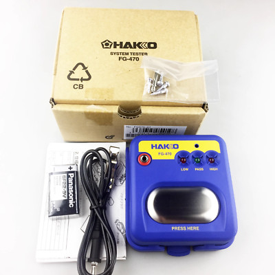 1 PCS  HAKKO FG-470 Electrostatic wrist strap tester