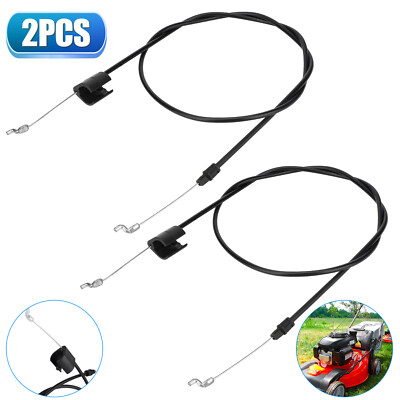 2Pcs 56inch Replacement Engine Brake Zone Control Cable For Craftsman Lawn Mower