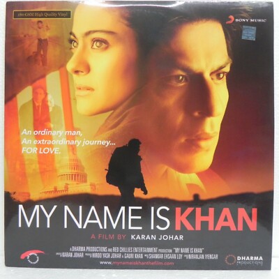My Name Is Khan Vinyl LP Record Bollywood Hindi Movie Shahrukh Kajol Indian Mint