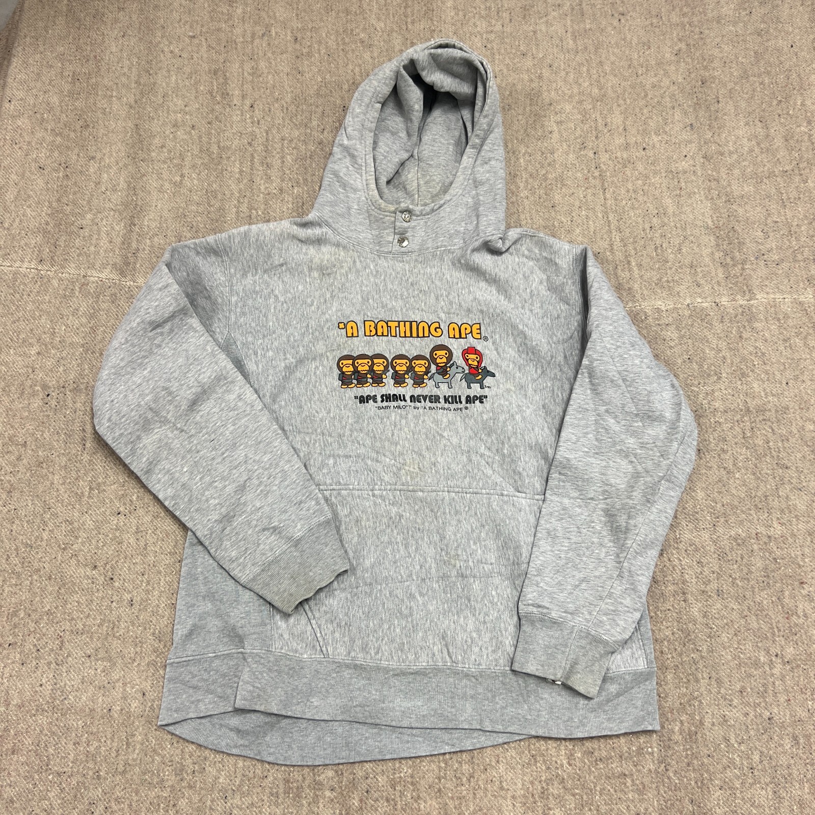 トップス A Bathing Ape VTG 00s line stone sweat A BATHING APE VTG 00s Line Stone Sweatshirt | eBay