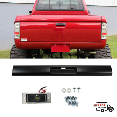 Primer Black Rear Bumper Roll Pan Rollpan For 1995-2004 Toyota Tacoma