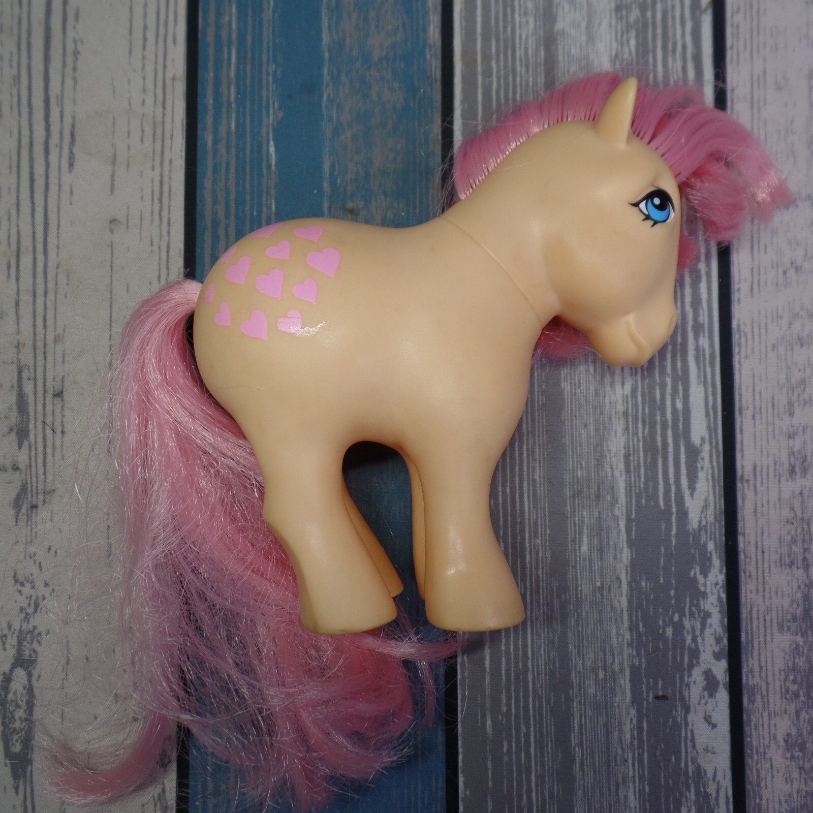G1マイリトルポニー♡ピンクキラキラハートエンジェル 1982 Vintage My Little Pony MLP G1 Peachy Orange Pink Hearts