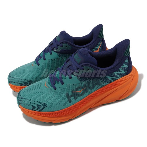 

Мужские кроссовки Hoka Challenger ATR 7 2E Wide Blue Orange All Terrain Running 1134499-CVOR, Синий, Challenger Atr 7 2e Wide