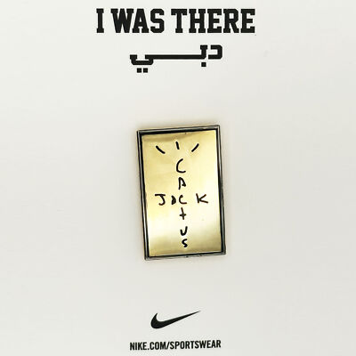 ''I Was There'' Cactus Jack X Nike (Limited Edition) -Travis Scott- Lapel Pin