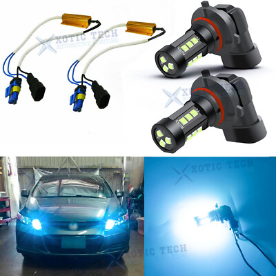 Ice Blue LED Daytime Running Lights DRL Decoder Resistor NO Error Kit for Honda