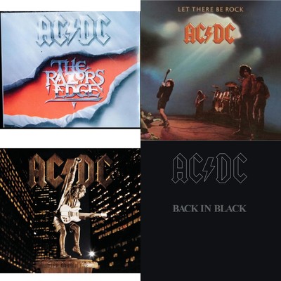 Ac/Dc - Razor's Edge & Let There Be Rock & Stiff Upper Lip & [New CD Bundle]
