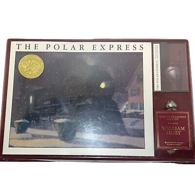 Vintage 1989 The Polar Express Book Gift Set Read by William Hurt on Cassette