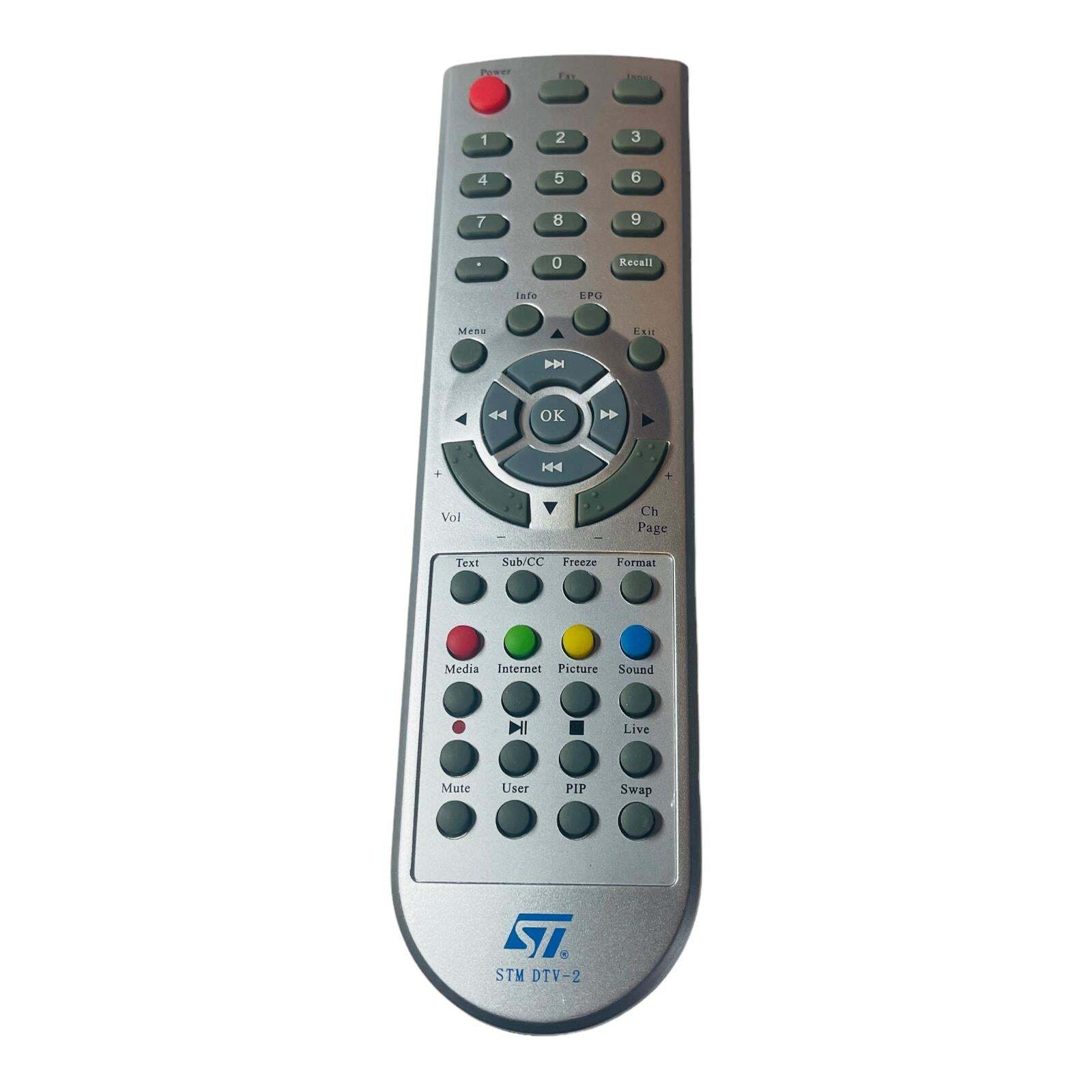 ST STM DTV-2 Genuine Remote Control Tested Works