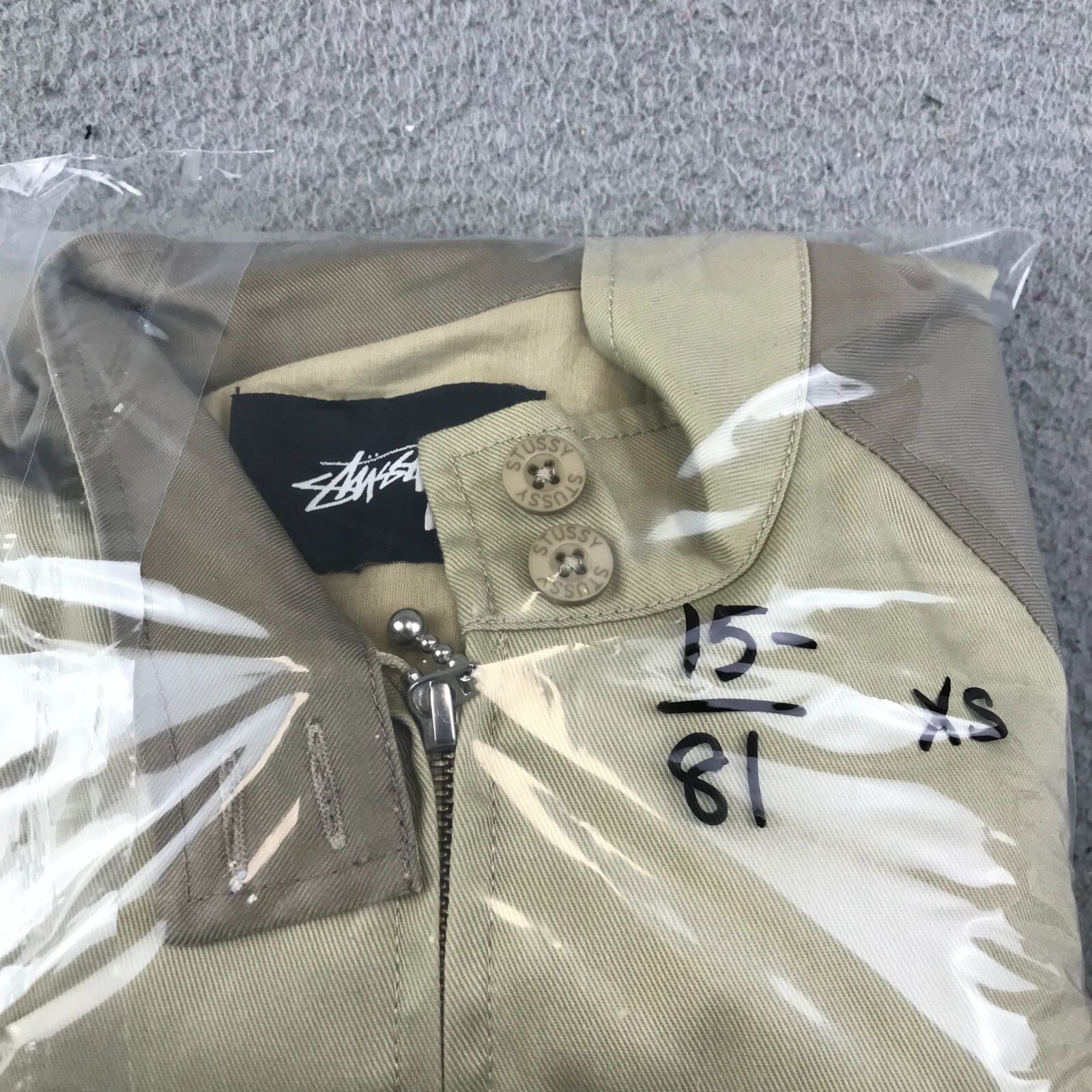 Stussy Louise Tow Tone Harrington Jacket Womens size XS