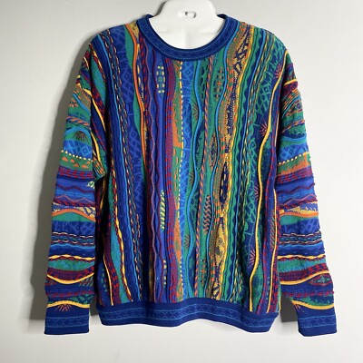 EMAROO AUSTRALIA by Hysport Men s Pure New Wool Long Sleeve 3D Knit Sweater