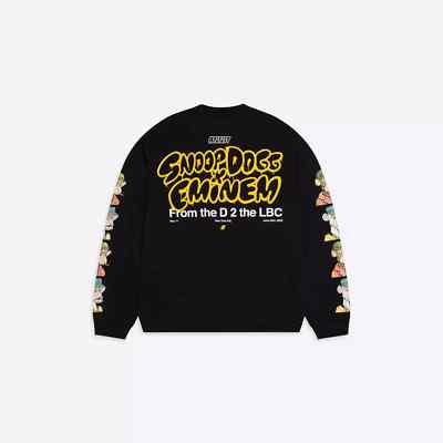 BAYC APEFEST 2022 SNOOP DOGG X EMINEM Black Long Sleeve Rare Medium Bore Ape