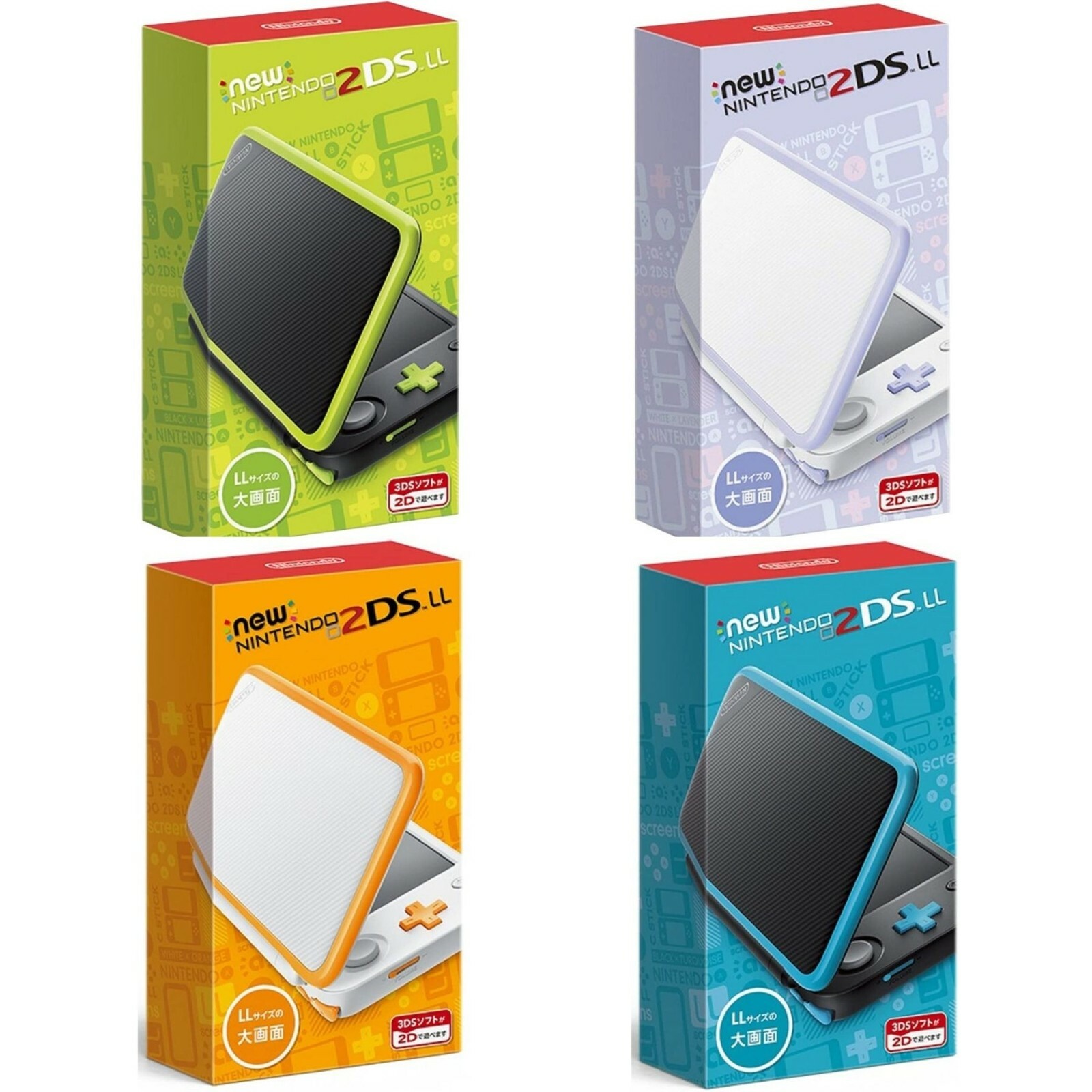 Nintendo new 2DS LL XL Console Various Colors Japanese only Nintendo new 2DS LL XL Console Various Colors Japanese only
