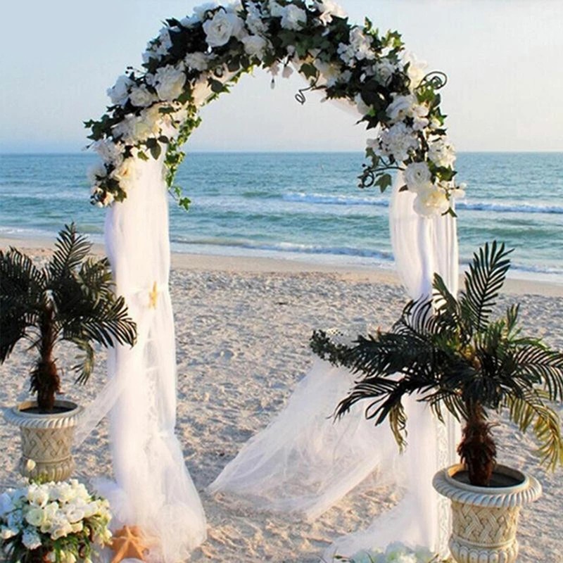 7.5ft Wedding Arch Stand Garden Arches Metal Party Event Backdrop